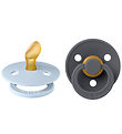 BIBS Colour Pacifiers - 2-Pack - Size 1 - Anatomical - Iron/Baby