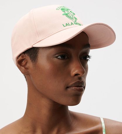 Lala Berlin Cap - Heka - Sea Shell w. Green