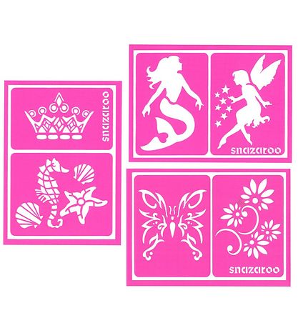 Snazaroo Stencil - Templates For Tattoos - 6 pcs