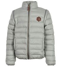 Mikk-Line Puffer Jacket/Waistcoat - 2-I-1 - Neutral Gray