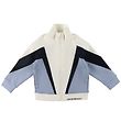 Emporio Armani Cardigan - Offwhite/Blue