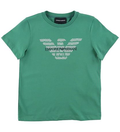 Emporio Armani T-shirts - 2er-Pack - Grün/Navy m. Logo