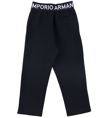 Emporio Armani Cardigan/Trousers - Navy w. Logo Stripe