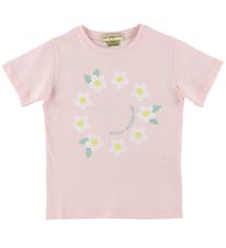 Stella McCartney Kids T-paita - Vaaleanpunainen, Kukkia