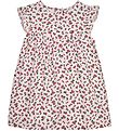 Tommy Hilfiger Kjóll - Cherry - Dauft Bleikt Cherry All-Over