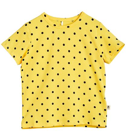 Mini Rodini T-shirt - Polka Dot - Yellow