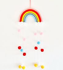 MillaVanilla Hangspeeltje - Macramé Regenboog - Multi