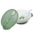 KidsMe Bowl w. Spoon - Green
