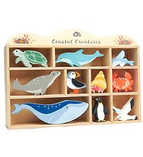 Tender Leaf Houten Speelgoed - Zeedieren - Multicolour