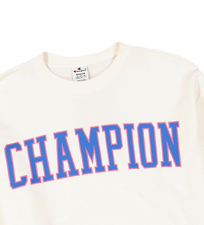 Champion 패션 맨투맨 - 크롭 - 화이트
