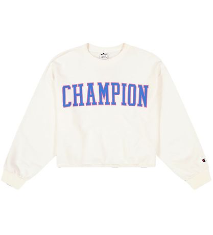 Champion 패션 맨투맨 - 크롭 - 화이트