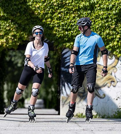 Fila Rollerskates - Legacy Pro 80 - Black/Light Blue - Inline
