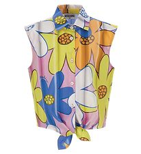 Moschino Overhemd - Roze/Blauw/Geel