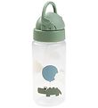 Done by Deer Water Bottle w. Straws - 350 mL - Happy Clouds - Gr