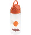 Done by Deer Water Bottle w. Straws - 350 mL - Happy Clouds
