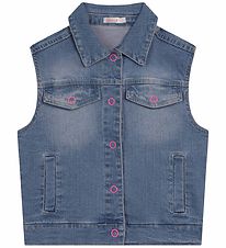 Billieblush Gilet en Denim - Double Stone+Eau de Javel