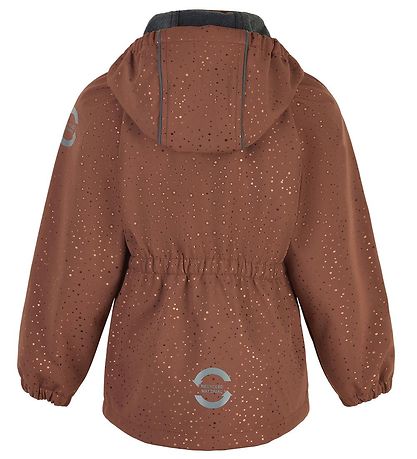 Mikk-Line Softshell jakki M. Flís - Endurunnið - Rússótt M. Dopp