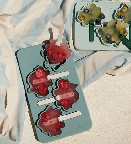 Liewood Ice cream molds - Manfred - 2-Pack - Dino/Peppermint Mul