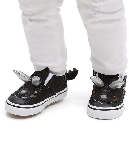 Vans Sneakers - Triceratops Slip-on - Dino Black/True White