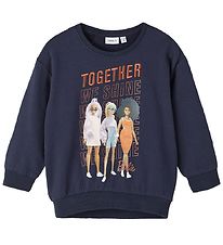 Sweat-shirt Name It - NmfNina Barbie - Dark Sapphire