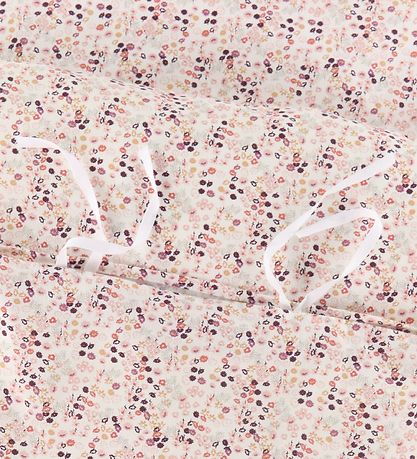Nørgaard Madsens Bedding - Baby - White w. Flowers