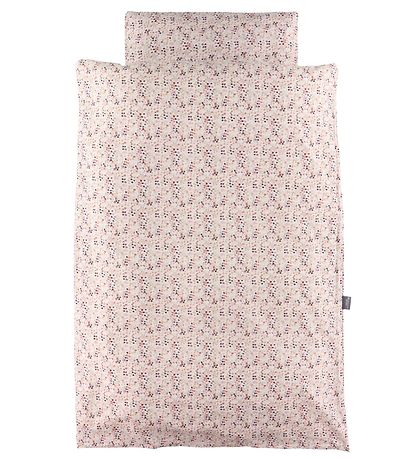 Nørgaard Madsens Bedding - Baby - White w. Flowers