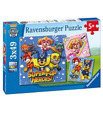 Ravensburger Puzzel - 3x49 Bakstenen - Paw Patrol Super Welpen