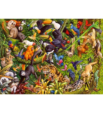 Ravensburger Púsluspil - 200 Kubbar - Tropical Regnskógur