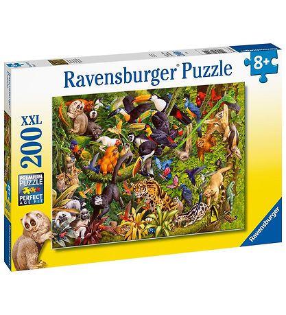Ravensburger Púsluspil - 200 Kubbar - Tropical Regnskógur