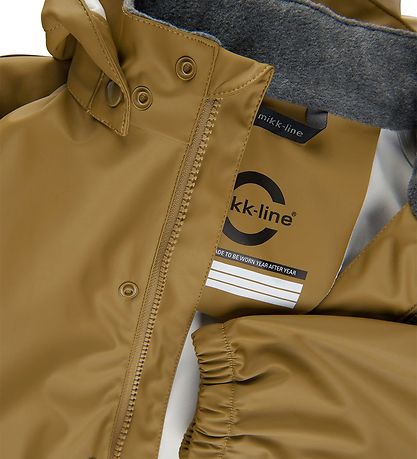 Mikk-Line Rain Jacket - PU - Dull Gold