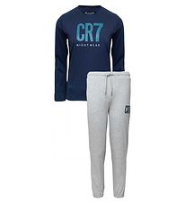Ronaldo Ensemble de Pyjama - Bleu/Gris