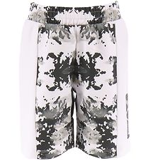 Short de survêtement EA7 - Blanc/Noir av. Camouflage