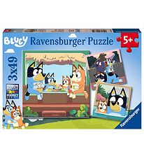 Ravensburger Puzzel - 3x49 Bakstenen - Blauwachtig