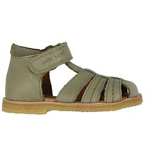 Pom Pom Sandalar - Nuddsóli - Dusty Olive