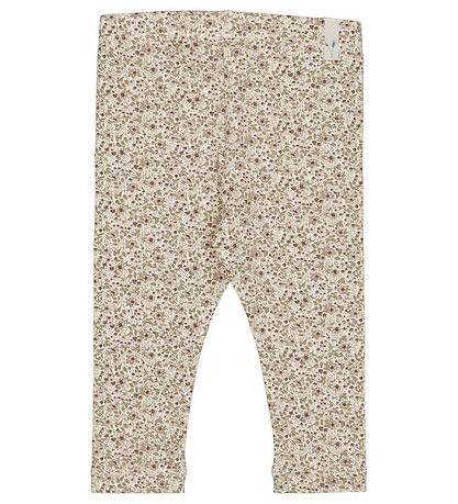 Wheat Leggings - Eggshell Flowers
