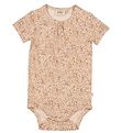 Wheat Bodysuit s/s - Rose Flowers