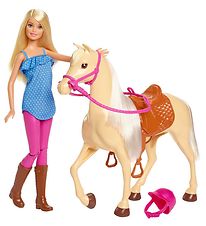 Barbie Poppenset - Doll Eend Horse (Blond)