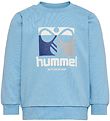 Hummel Collegegenser - hmlLime - Skumring Blue