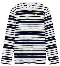 Blouse Wood Wood - Moa - Off White/Marine Rayures
