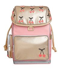 Jeune Premier School Backpack - Cherry Pompom