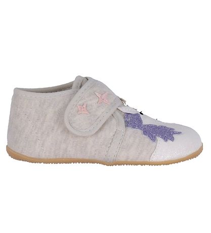 Living Kitzbühel Slippers - Unicorn & Rainbow - Natural