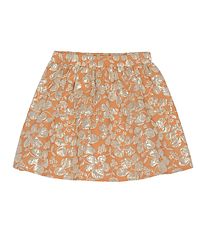 Jupe Christina Rohde - Orange av. Fleurs