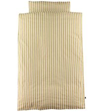 Pine Cone Beddengoed - Baby - Mustard Stripe