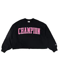 Sweat-shirt Champion Fashion - Haut court - Noir