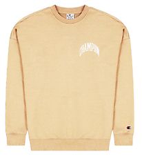 Sweat-shirt Champion Fashion - Col rond - Sable