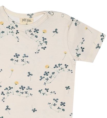 Petit Piao T-shirt - Flowers Print - Clover