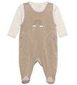 Fixoni Romper w. Bodysuit l/s - Velvet - Dune