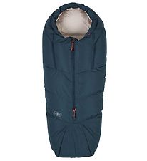 Voksi Footmuff - Adventure - Poppy Blue/Seashell Sand