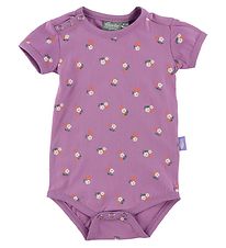 Danefæ Bodysuit s/s - Danahorn - Soft Viola NINIFLOWER
