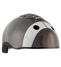 Casque de Vélo av. Lumière Crazy Safety - Football - Noir